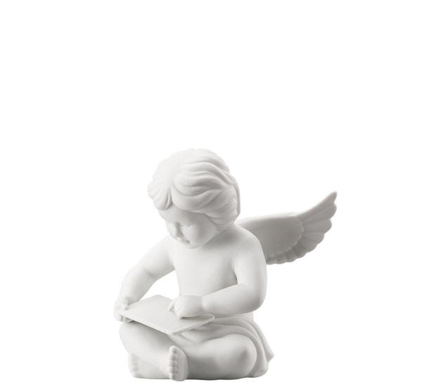 Engel gross White-mat Angel with tablet