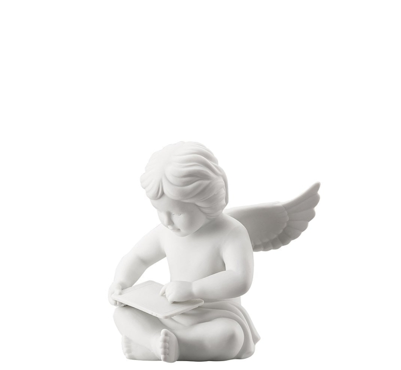 Mat Angels Engel gross White-mat Angel with tablet - Altius Luxury