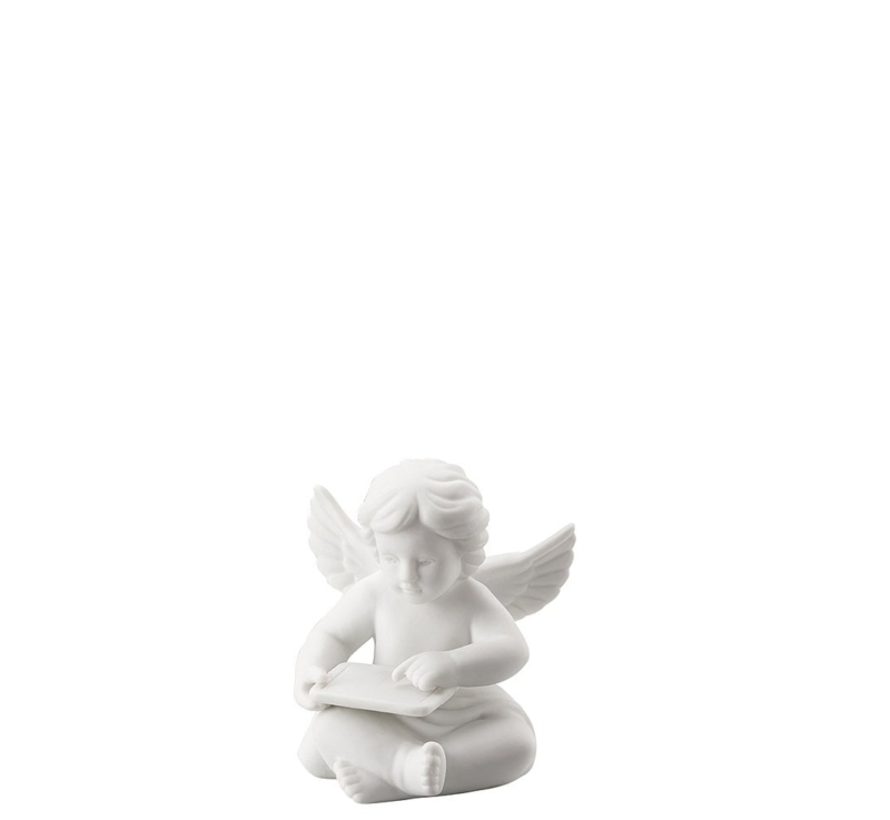 Mat Angels Angel small White-mat Angel with tablet - Altius Luxury