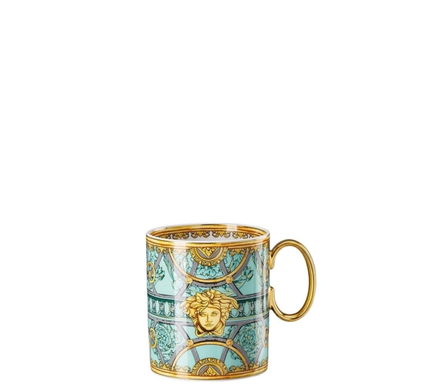 Versace Scala Palazzo Verde Mug with handle