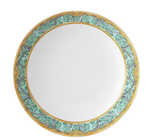 Versace Scala Palazzo Verde Plate deep 22 cm